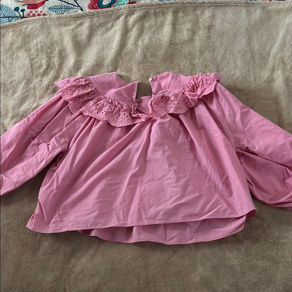 Zara women Ruffle Blouse size small
